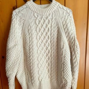 H&M Wool-blend Cable-knit Sweater